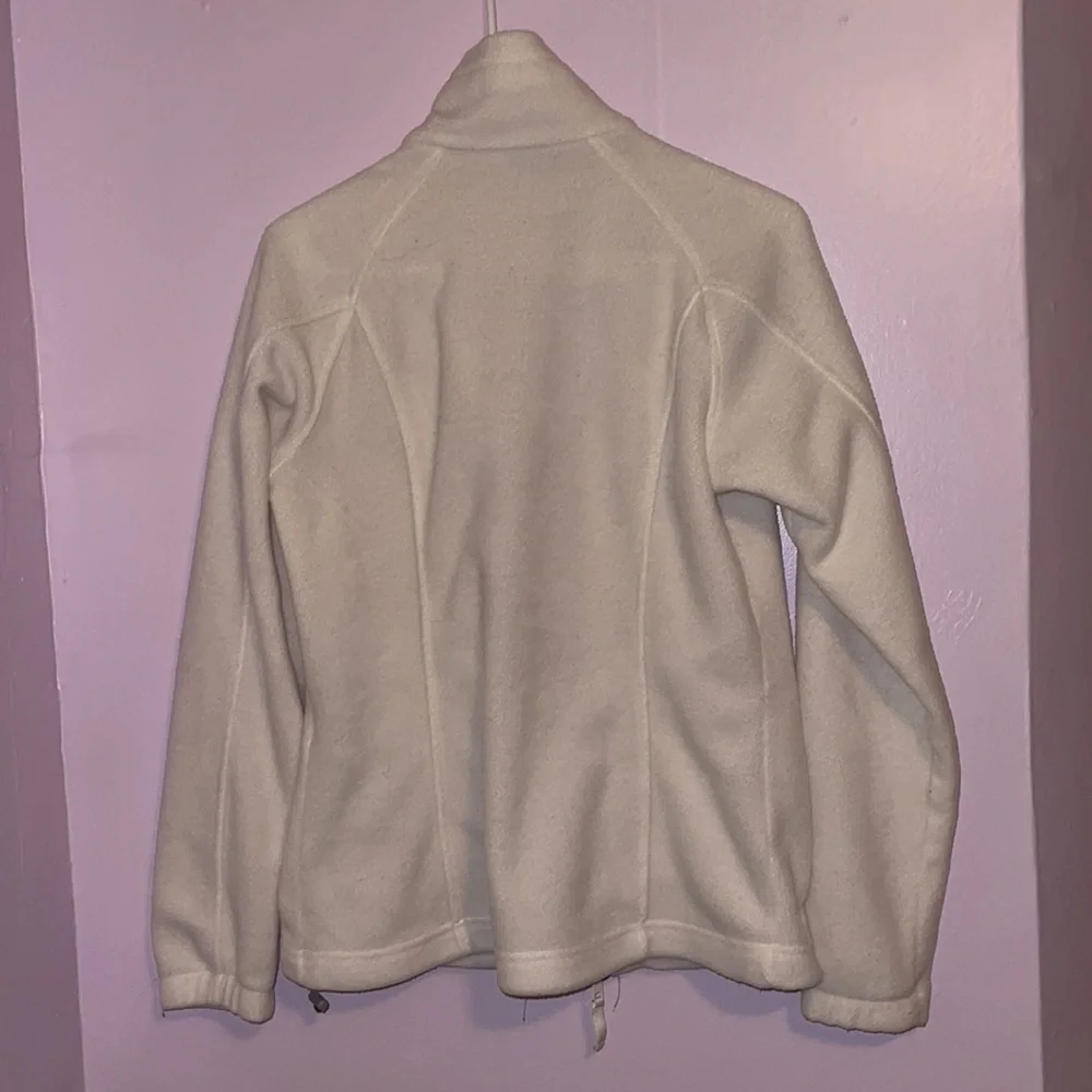 WOMENS WHITE COLUMBIA JACKET - Picture 2 of 8